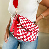 Checkered Crossbody Bum Bag