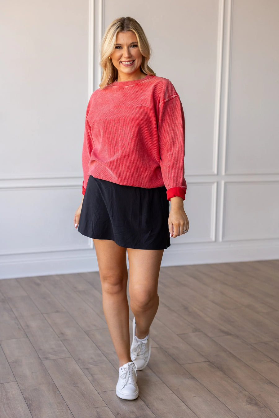 Bold Luxe Corded Crew