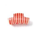 Striped Color Block Hair Claw
