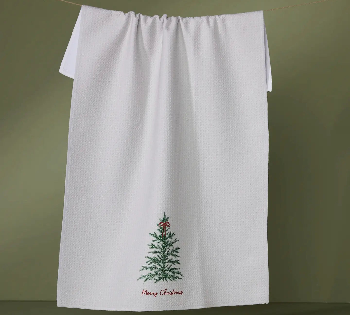 Christmas Geometry Tea Towel 18x30