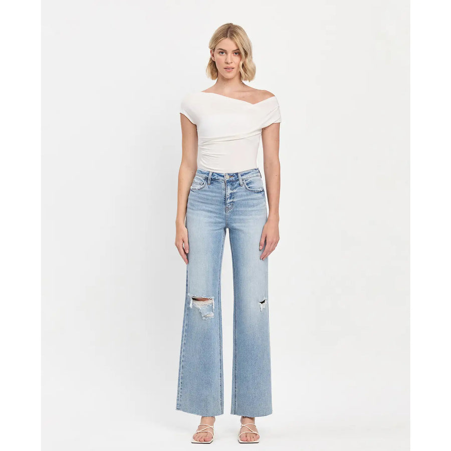 Reggie Wide Leg Vervet Jeans