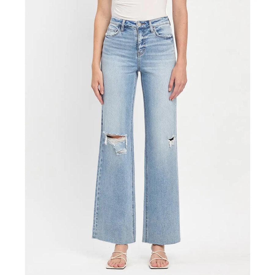 Reggie Wide Leg Vervet Jeans