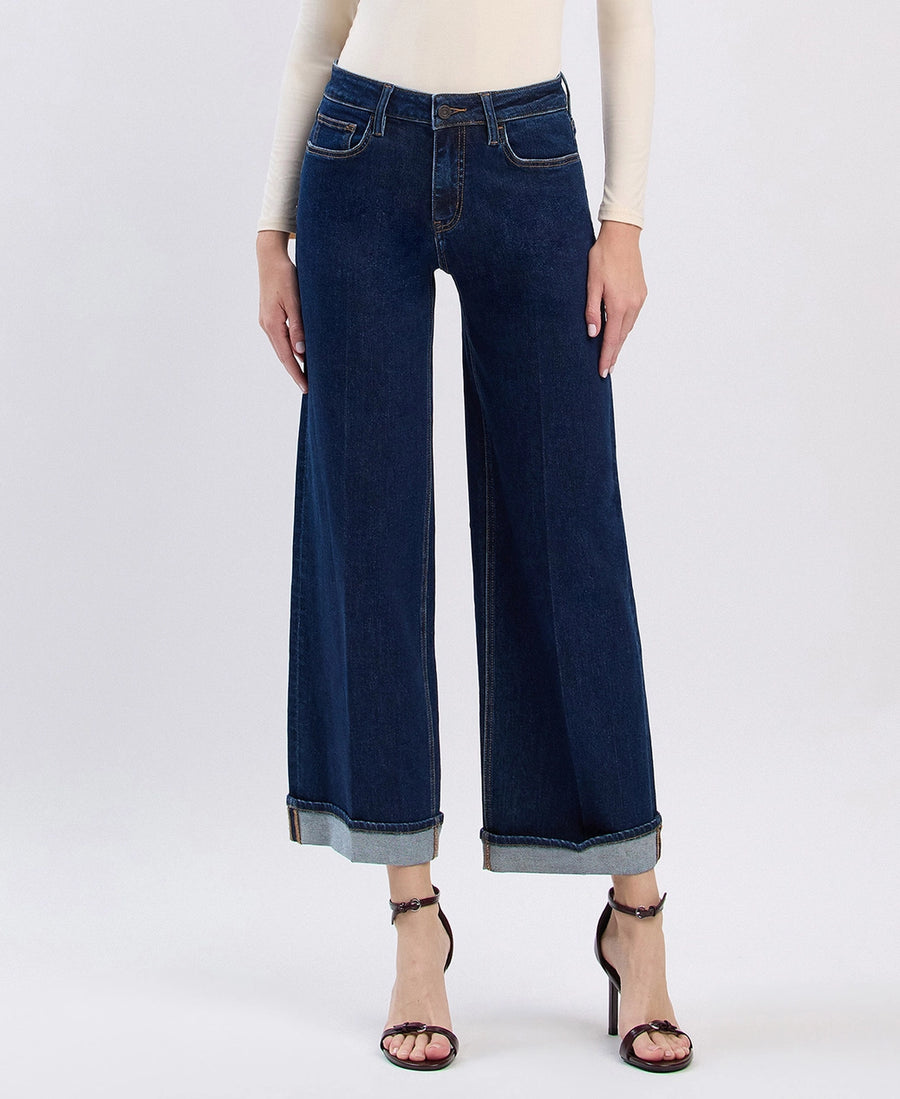 Reward Cuffed Ankle Vervet Jeans