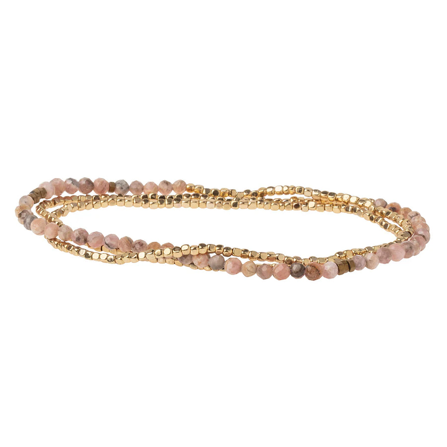 Delicate Stone Wrap Bracelet