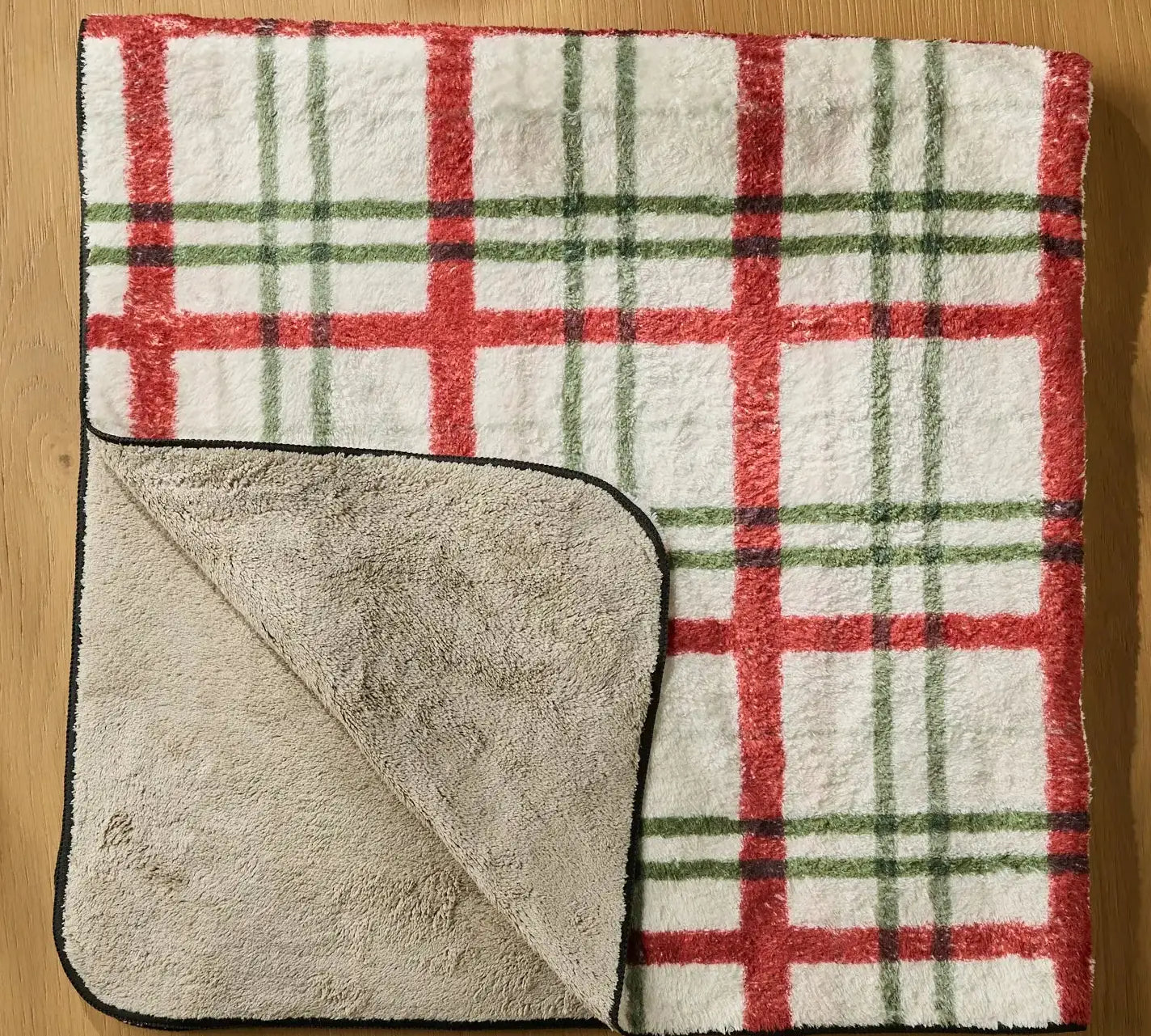 Geometry Plush Dog Towel