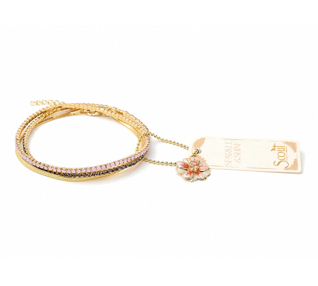 Sparkle & Shine Rhinestone Bracelet Trio
