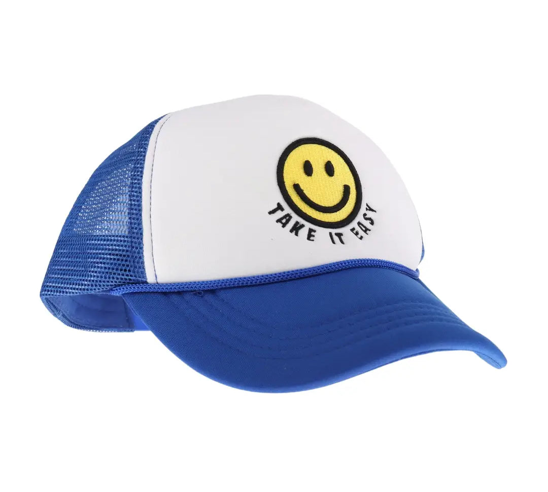 CC Take it Easy Smiley Trucker Hat