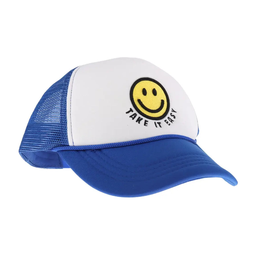 CC Take it Easy Smiley Trucker Hat