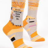 Blue Q Womens Crew Socks