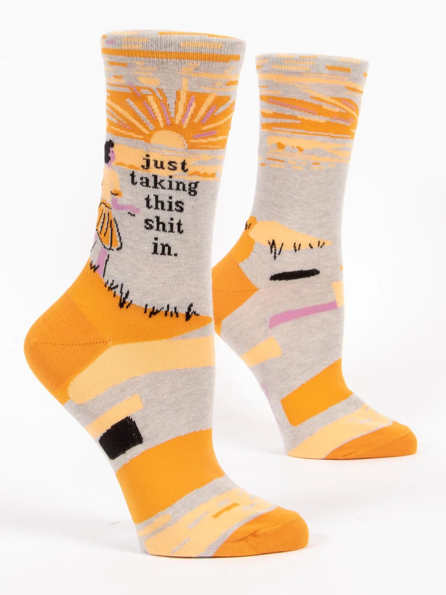 Blue Q Womens Crew Socks