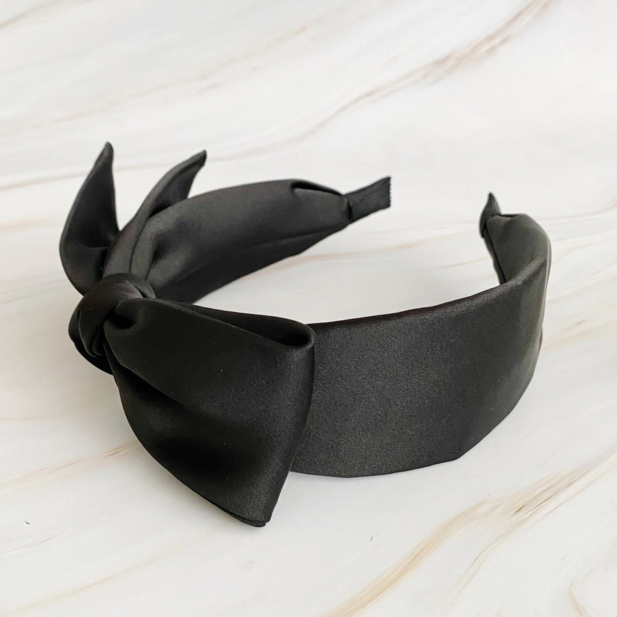 Satin Side Bow Headbamd