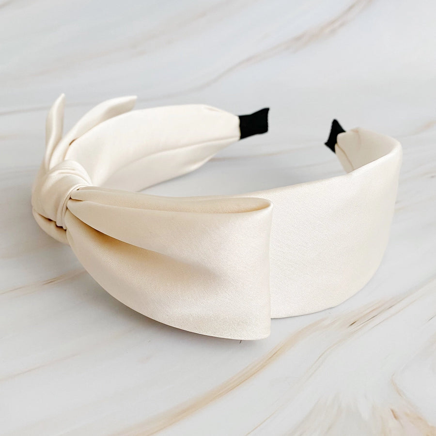 Satin Side Bow Headbamd