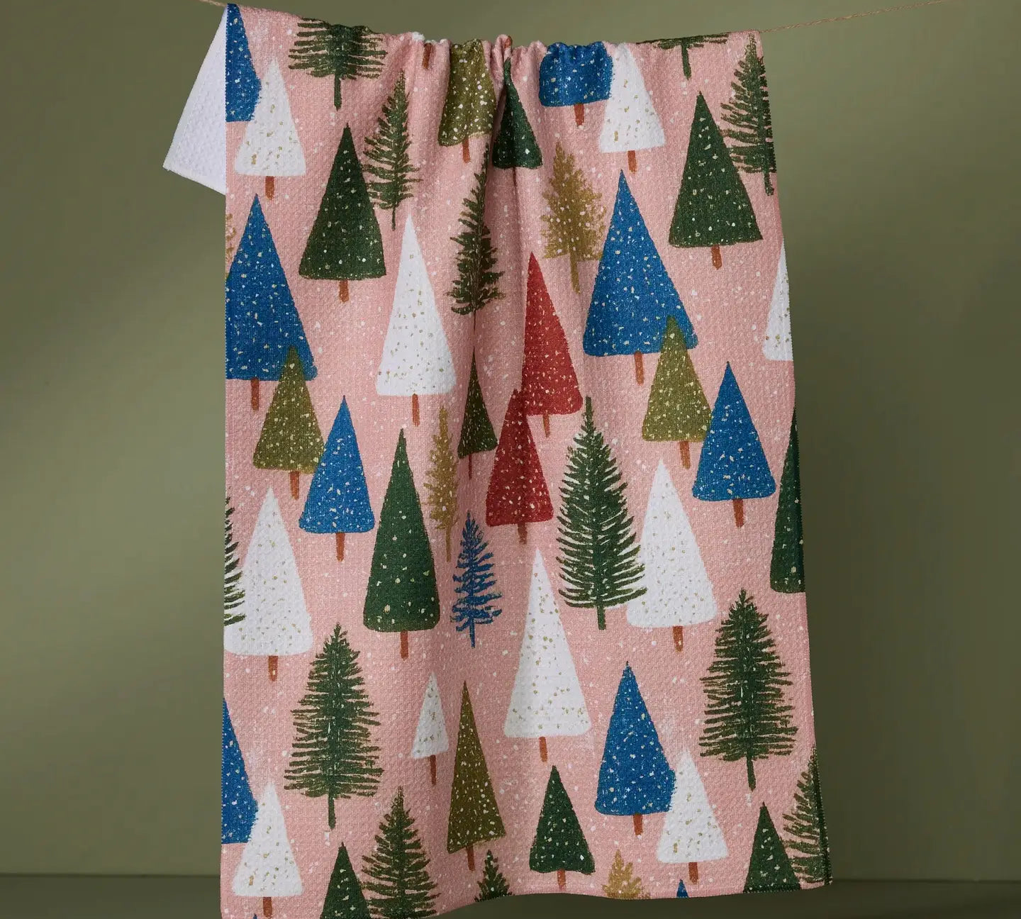 Christmas Geometry Tea Towel 18x30
