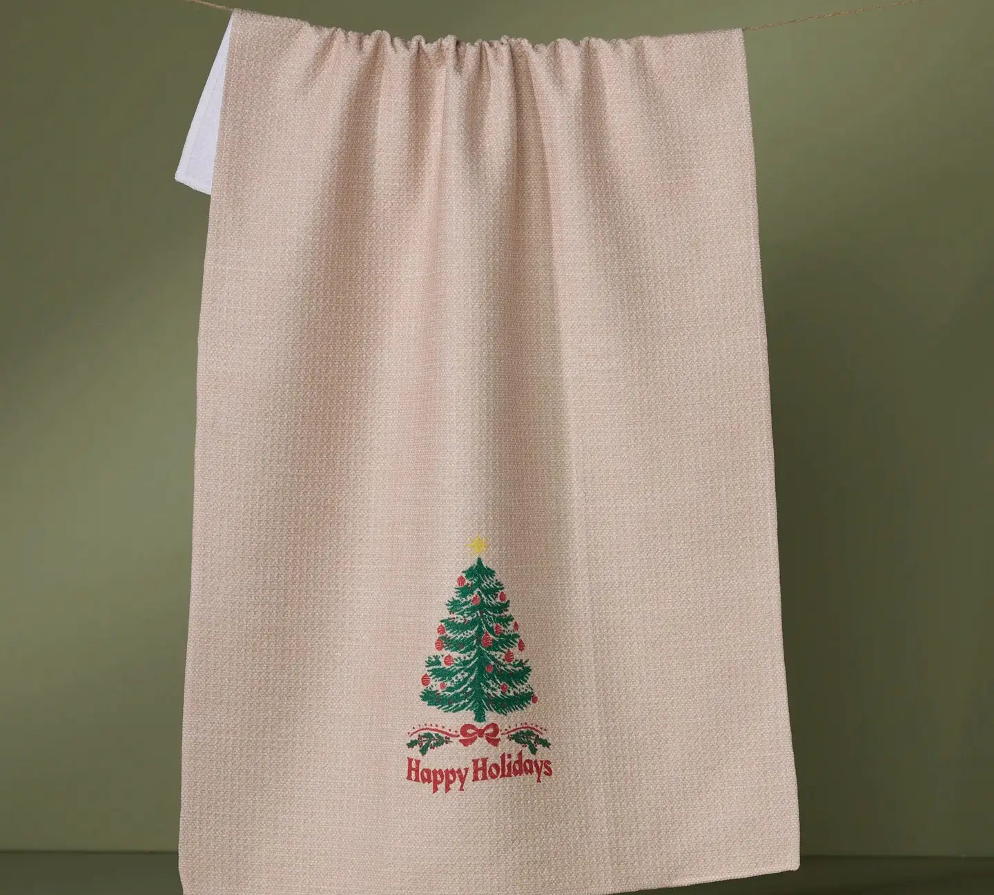 Christmas Geometry Tea Towel 18x30