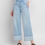 Stream Baggy Cuffed Vervet Jeans