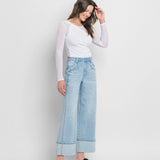 Stream Baggy Cuffed Vervet Jeans
