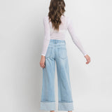 Stream Baggy Cuffed Vervet Jeans