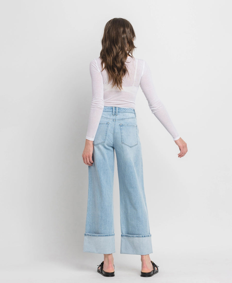 Stream Baggy Cuffed Vervet Jeans