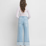 Stream Baggy Cuffed Vervet Jeans