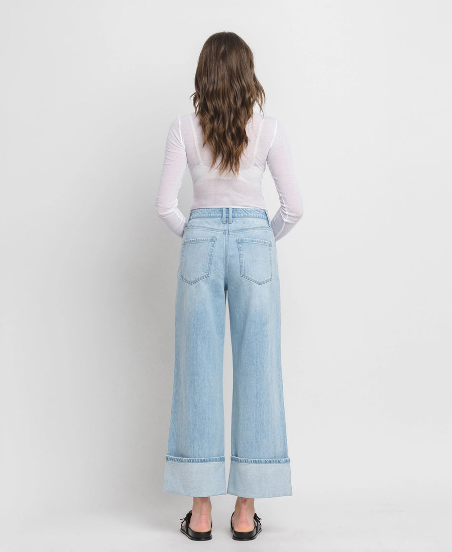 Stream Baggy Cuffed Vervet Jeans