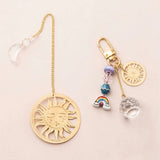 Bookmark + Keychain Set