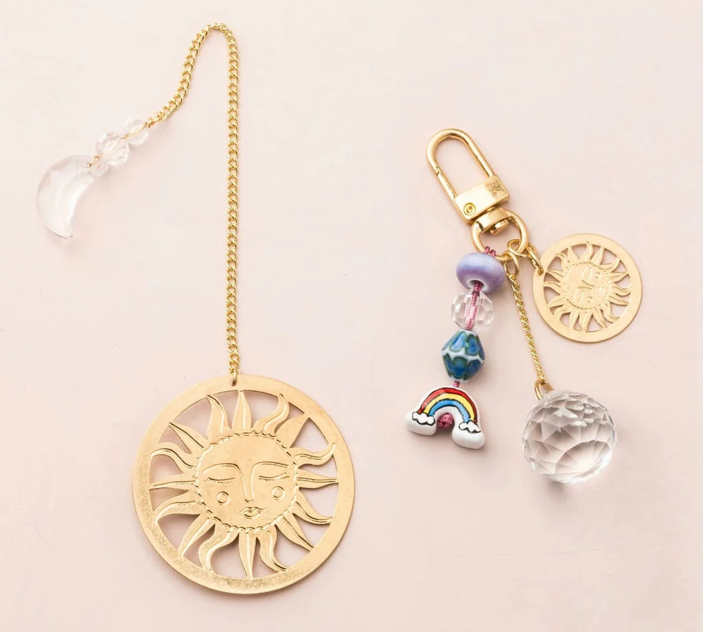 Bookmark + Keychain Set