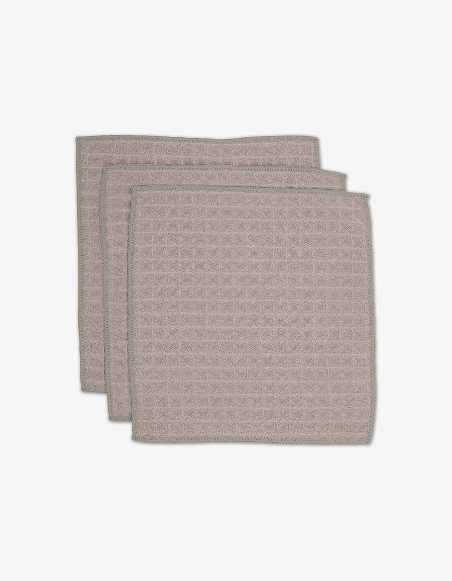 Geometry Waffle Washcloth Set