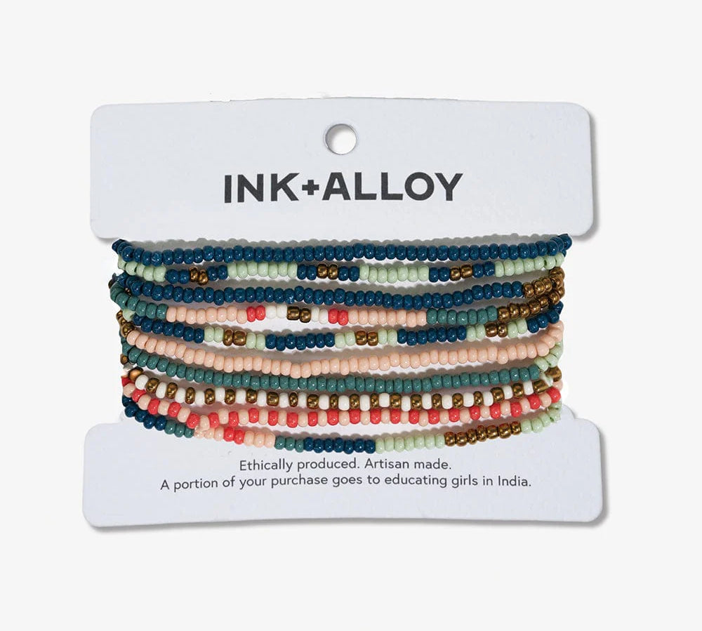Sage Carded Bracelet Stack