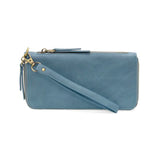 Chloe Solid Zip Around Wallet