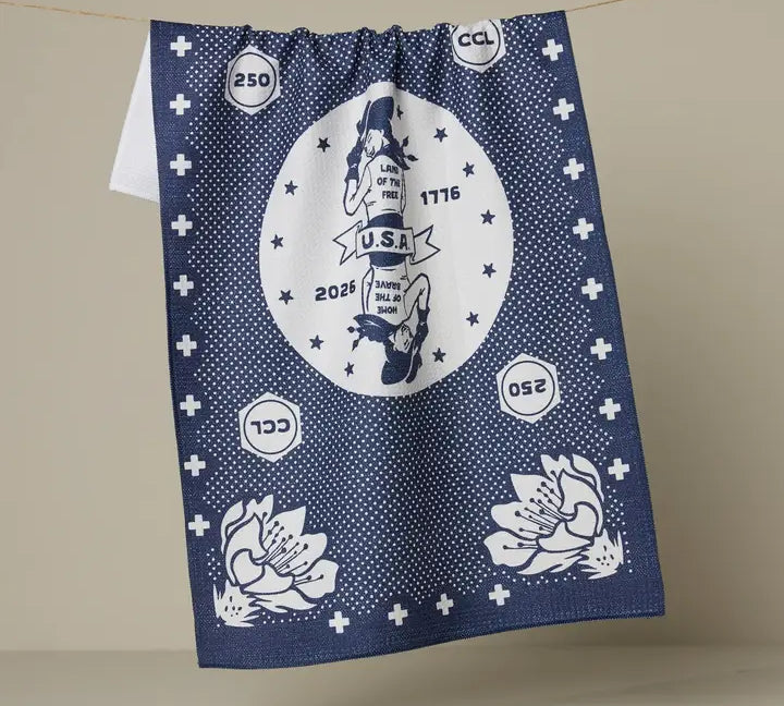 Geometry Tea Towel 18x30"