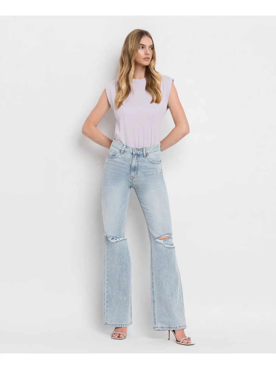 Vintage Super High Rise Flare Vervet Jeans