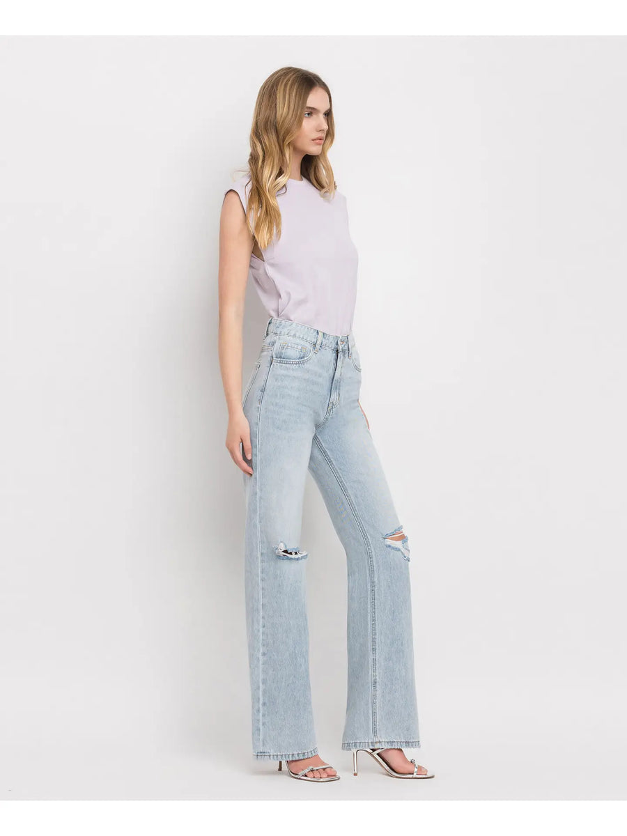 Vintage Super High Rise Flare Vervet Jeans