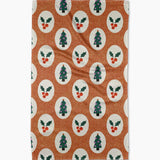 Christmas Geometry Tea Towel 18x30