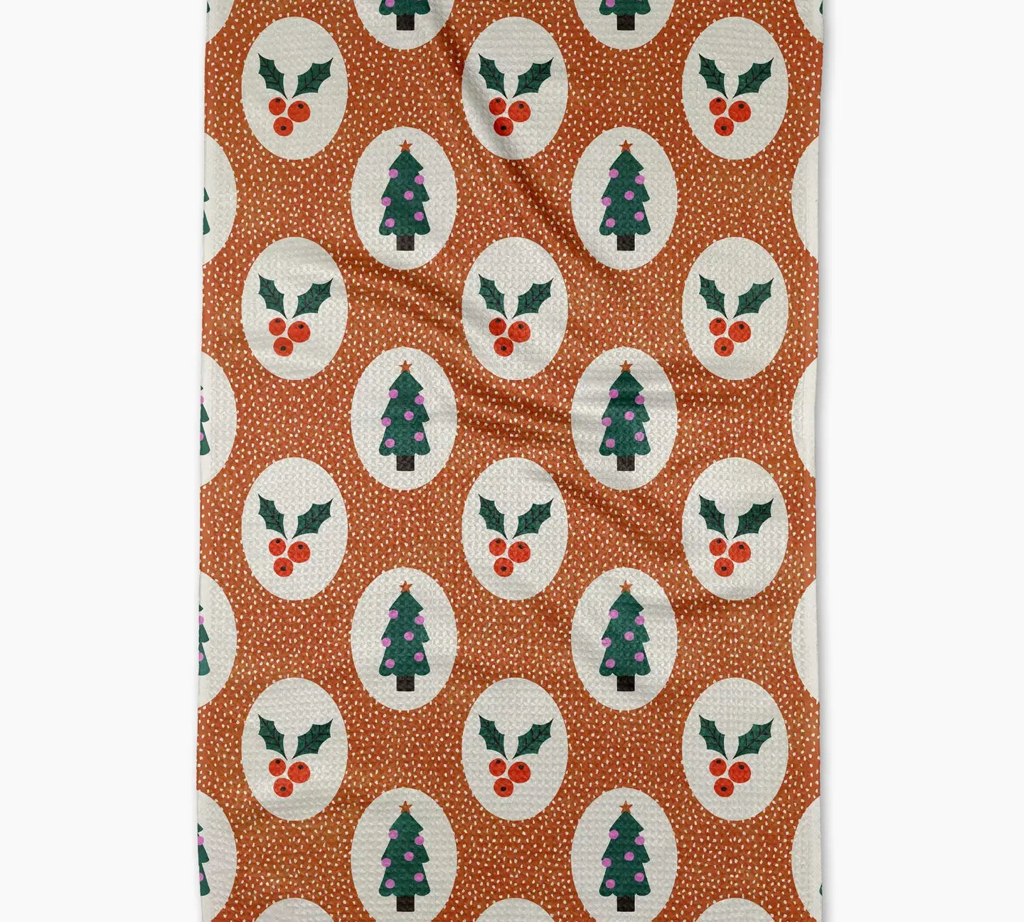 Christmas Geometry Tea Towel 18x30