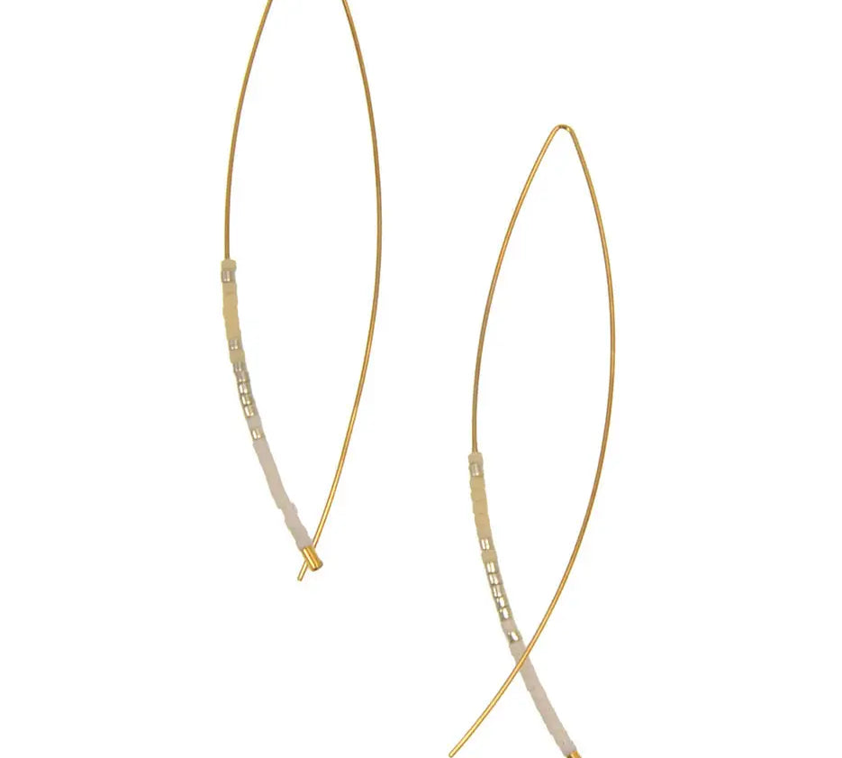 Threader Earring w/ Beads