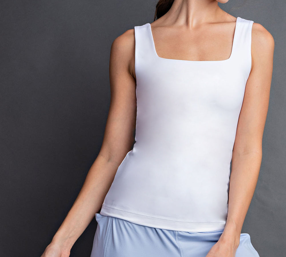 Plus Butter Soft Square Neck Tank Top