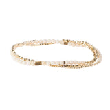 Delicate Stone Wrap Bracelet