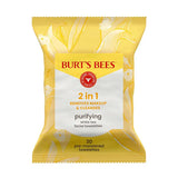 Burt's Bee's 3 in 1 Facial Towelettes 30ct