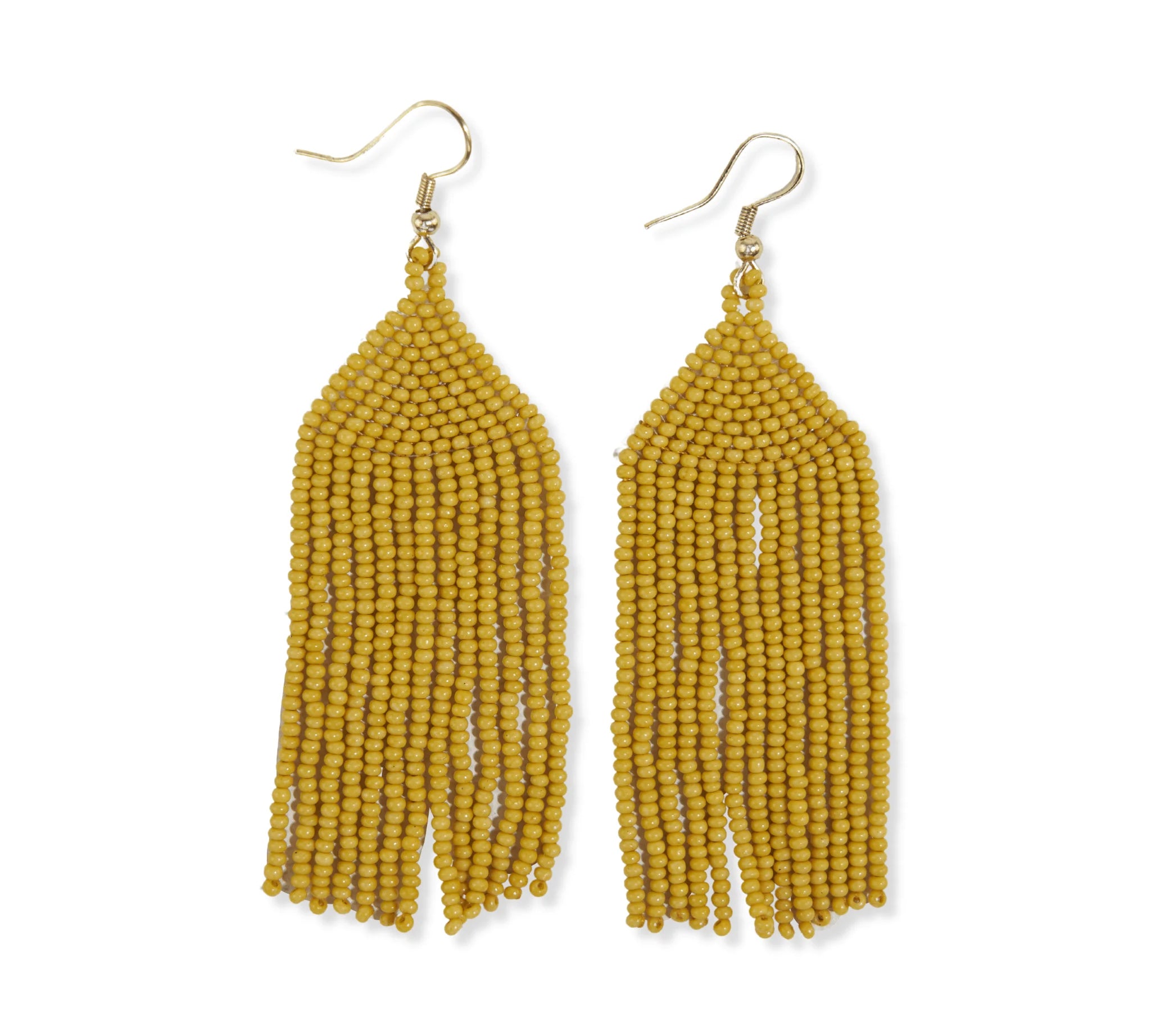 Michele Beaded Fringe Earrings
