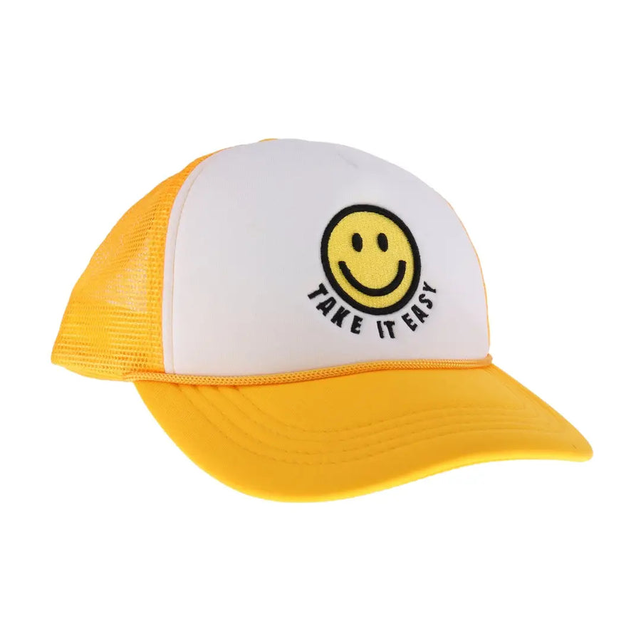 CC Take it Easy Smiley Trucker Hat
