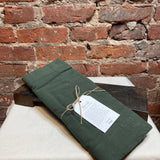 Dark Green Everyday Slub Table Runner 72”