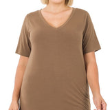 Plus V-Neck Tee