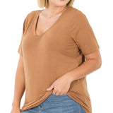 Plus V-Neck Tee