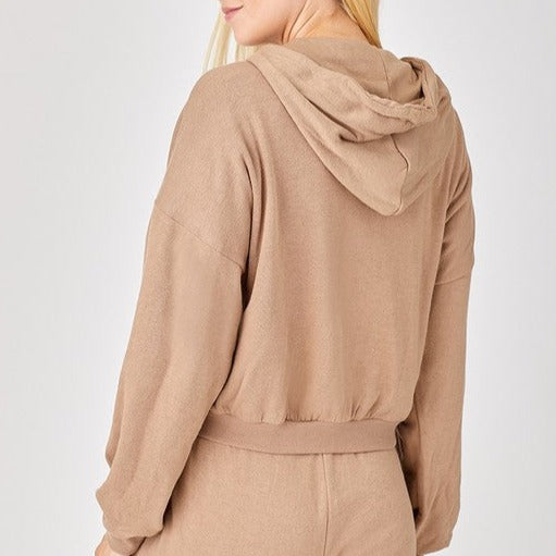 Zip Up Fleece Hoodie