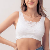 Plus Lace Long Line Bralette