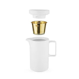Jona Matte White Teapot