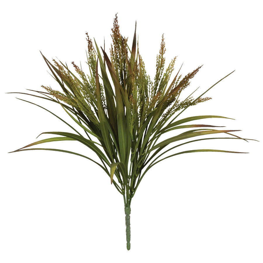 Green Brown Grass Wheat Pick 14”