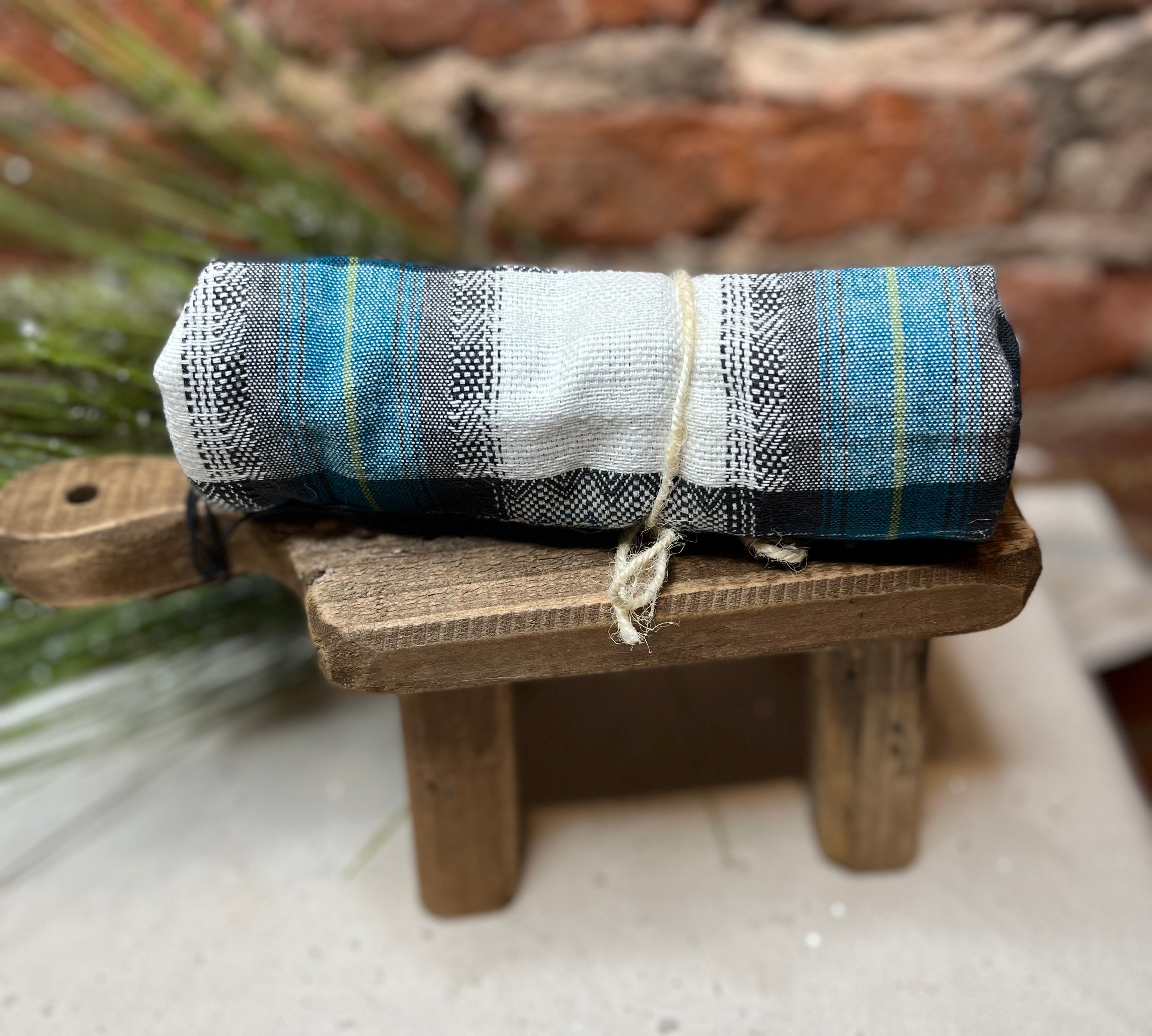 Multi Color Plaid Dishtowel