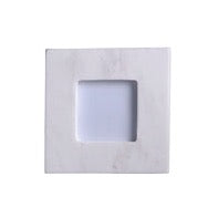 White Marble Frame 3.5x3.5