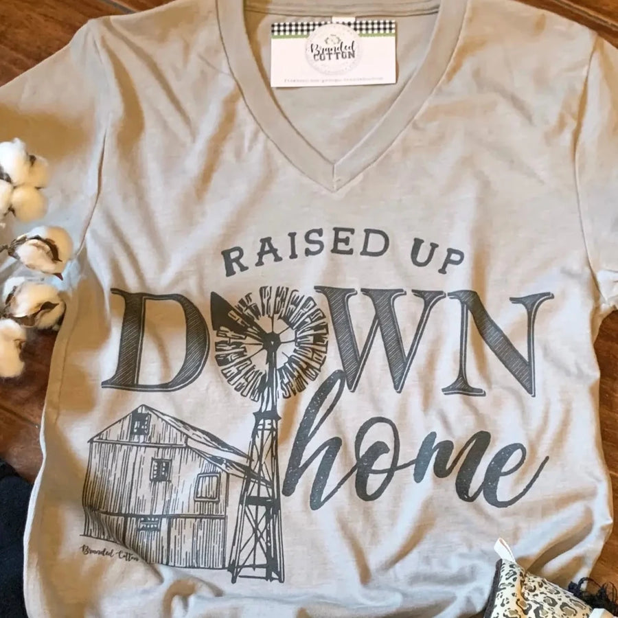 Down Home V- Neck Tee
